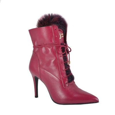 BOTIN VINO EN PUNTA CON CORDON Y FELPA