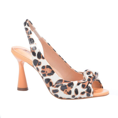 SANDALIA ANIMAL PRINT/PAPAYA TACO COPA