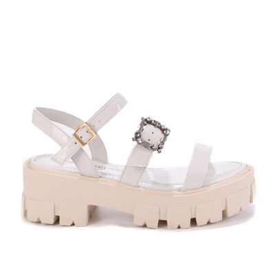 SANDALIAS CHUNKY WHITE