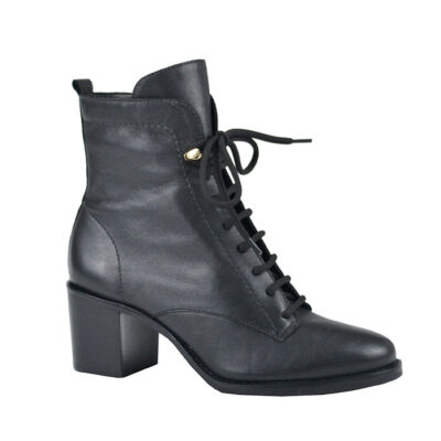 BOTIN NEGRO CON CORDON