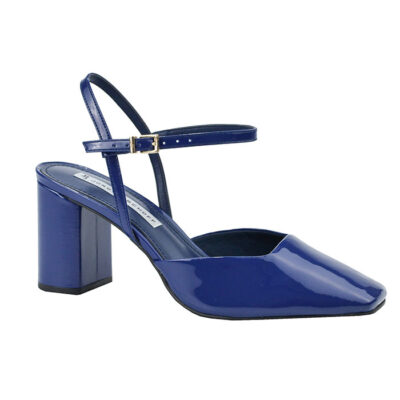 SLIGBACK COURO VERNIZ AZURE