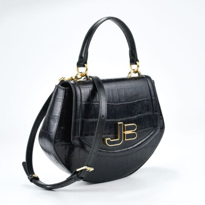 COURO MAXI CROCO PRETO