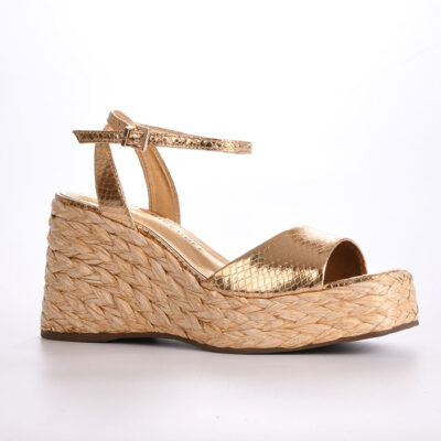 COURO SNAKE METAL FRESH OURO CLARO