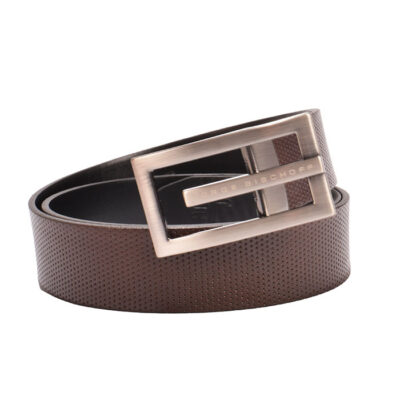 CINTURON CUERO SOLETA BOX CAFÉ