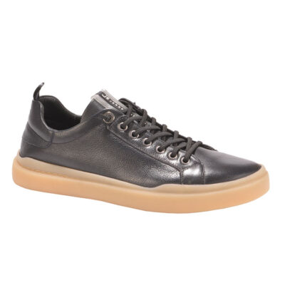 TENIS CASUAL CUERO COMFY MESTIÇO MASC TABACO NEGRO
