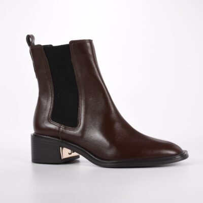 BOTIN CUERO NAPA DARK BROWN