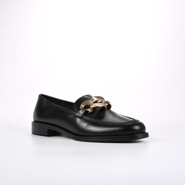 MOCASIN CUERO NEGRO NEW