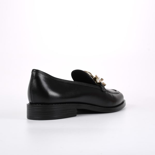 MOCASIN CUERO NEGRO NEW - Imagen 2