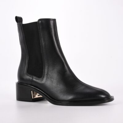 BOTIN CUERO NAPA NEGRO