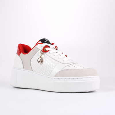 TENIS NEW CUERO BLANCO