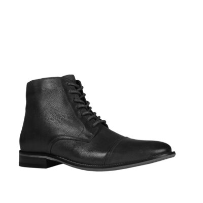 BOTIN CUERO NAPA CONFORT NEGRO