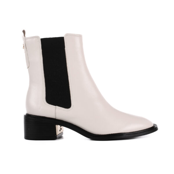 BOTIN CUERO OFF WHITE - Imagen 2