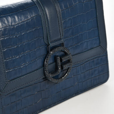 CARTERA CUERO FLOTER AZUL MARINO