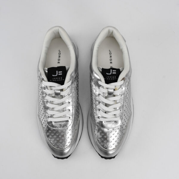 A+ TENIS CUERO FLOTER FRESH PLATA - Imagen 5