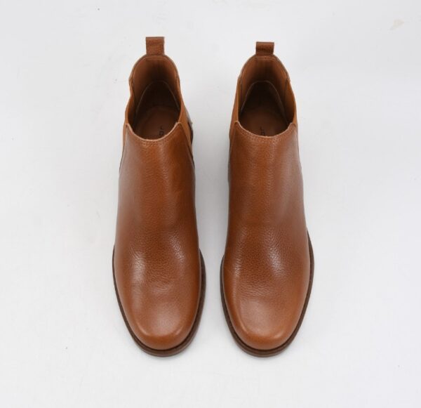 BOTIN CUERO BRUN CANELA - Imagen 3