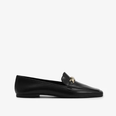MOCASIN CUERO NEGRO