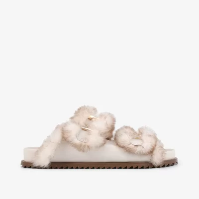 SANDALIA RASTRERA PELUCHE BEICH