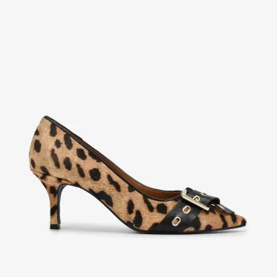 SCARPIN  CUERO ANIMAL RPINT