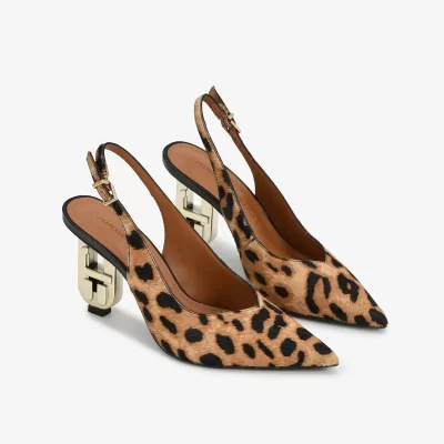 SLINGBACK ANIMAL PRINT