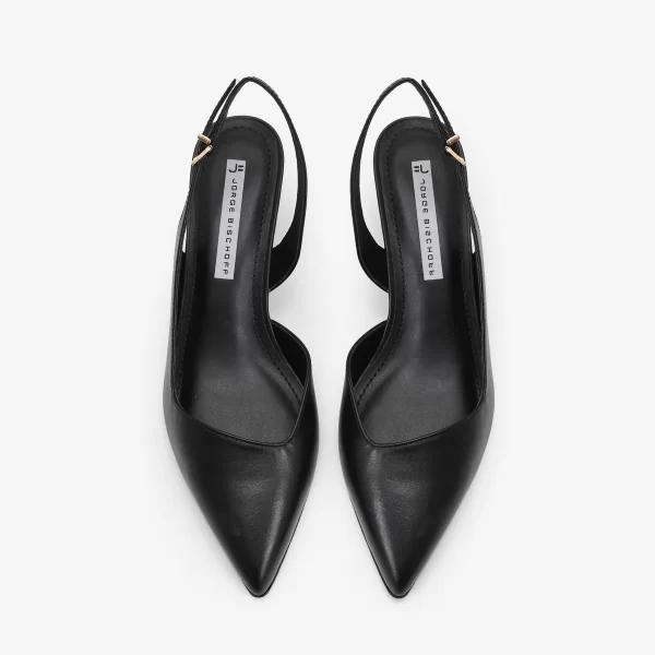 SLINGBACK CUERO NAPA NEW PRETO - Imagen 3