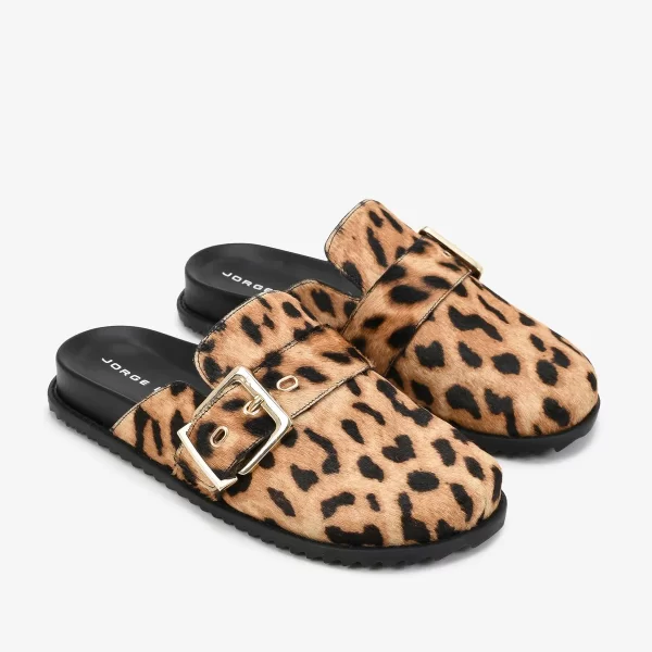 SLINGBACK RASTRERO CUERO ANIMAL PRINT - Imagen 2