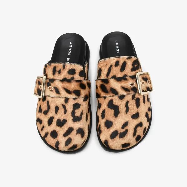 SLINGBACK RASTRERO CUERO ANIMAL PRINT - Imagen 3