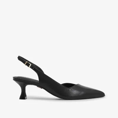 SLINGBACK CUERO NAPA NEW PRETO