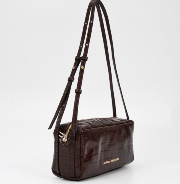 A+ CARTERA HOMBRO MARRON CROCO - Imagen 4
