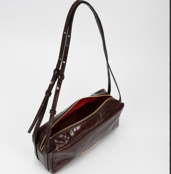 A+ CARTERA HOMBRO MARRON CROCO - Imagen 3