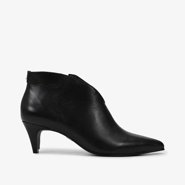 A+ BOTIN  PUNTUDO CUERO PRETO