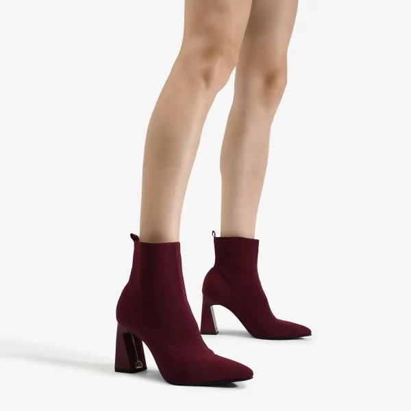 A+ BOTIN GASPEA KNIT VINO - Imagen 2