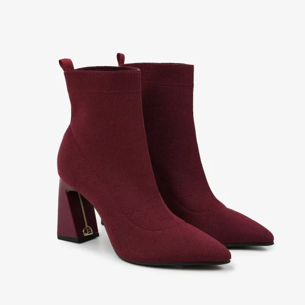 A+ BOTIN GASPEA KNIT VINO - Imagen 3