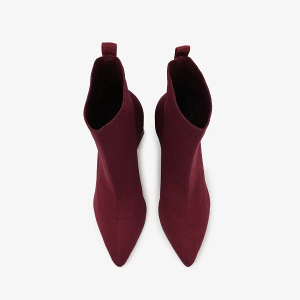 A+ BOTIN GASPEA KNIT VINO - Imagen 4