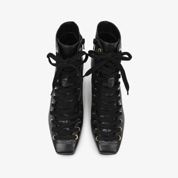 A+ BOTIN CORDON  CUERO  PRETO - Imagen 3