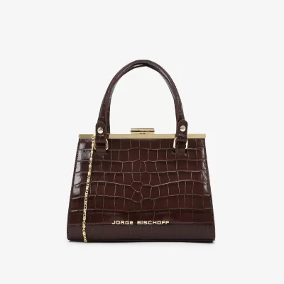 A+ CARTERA CROCO  TRANVERSAL  MARRON