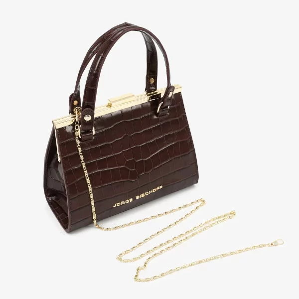 A+ CARTERA CROCO  TRANVERSAL  MARRON - Imagen 4