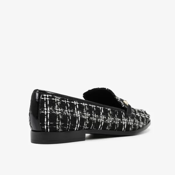A+ MOCASIN TENCIDO  PRETO / BLANC - Imagen 5