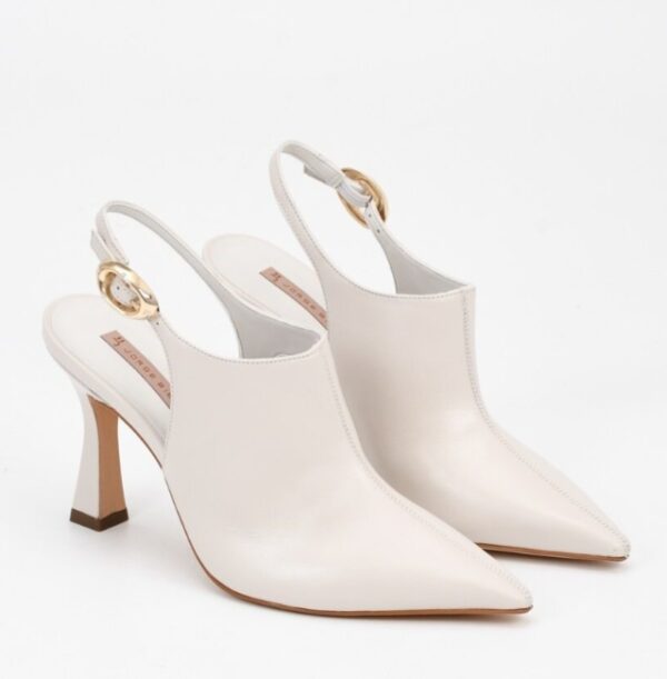 A+ SLINGBACK CUERO BLANC - Imagen 4