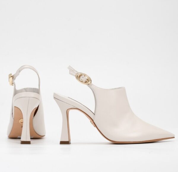 A+ SLINGBACK CUERO BLANC - Imagen 5