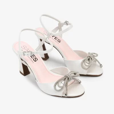 A+ SANDALIA ACETINADO BRANCO