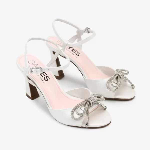A+ SANDALIA ACETINADO BRANCO