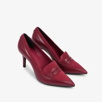 A+ SCARPIN CUERO CHERRY