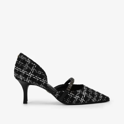 A+ SCARPIN TENCIDO PRETO/BLANC