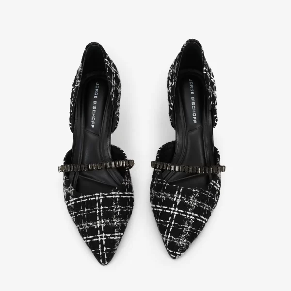 A+ SCARPIN TENCIDO PRETO/BLANC - Imagen 5