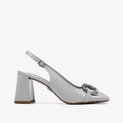 SLINGBACK CRINKLE GRIS