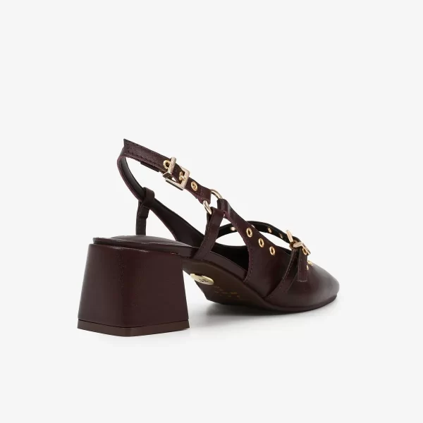 A+ SLINGBACK CUERO  MARRON - Imagen 6