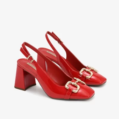 SLINGBACK VERNIZ RUBI