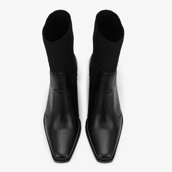 A+ BOTA CUERO PRETO - Imagen 3