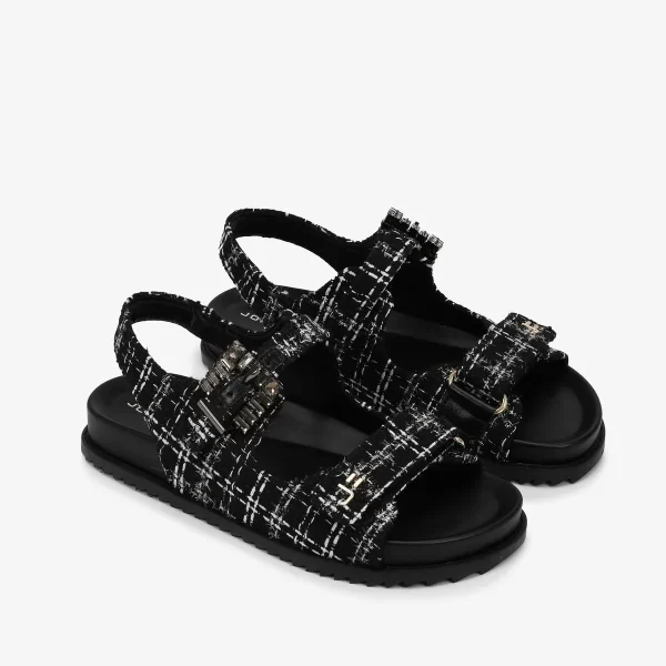 A+ SANDALIA RASTRERA TENCIDA BLACK - Imagen 5