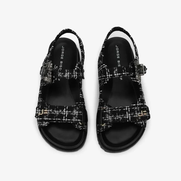 A+ SANDALIA RASTRERA TENCIDA BLACK - Imagen 6